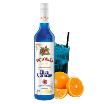 Victoria's syrop barmański Blue Curacao do drinków 490 ml
