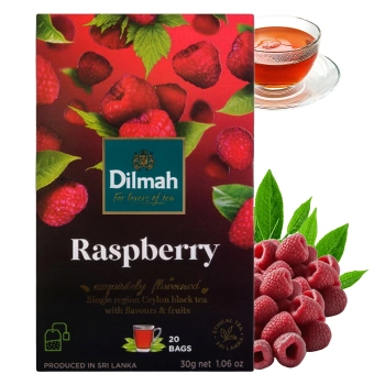 Malina Dilmah herbata czarna malinowa 20 torebek