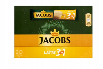 Jacobs Latte 3w1 20 sztuk kawa rozpuszczalna