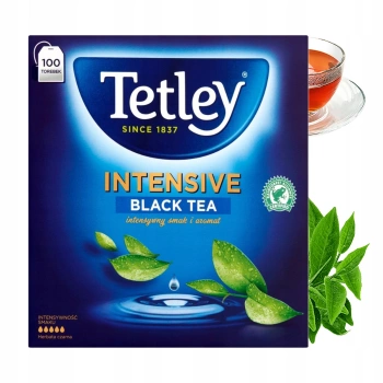 Tetley Intensive herbata czarna 100 torebek