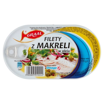 Filet z makreli w oleju Graal 170 g