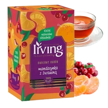 Mandarynka żurawina Irving herbata owocowa 20 kopert