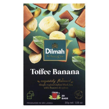 Banan i toffee Dilmah herbata czarna 20 torebek