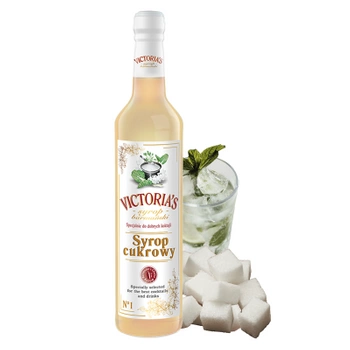 Victoria's syrop barmański Syrop cukrowy do kawy drinków i deserów 490 ml