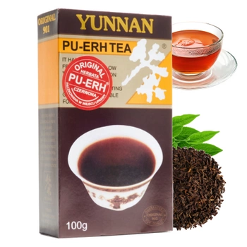 Herbata czerwona chińska Pu Erh Yunnan P901 100 g
