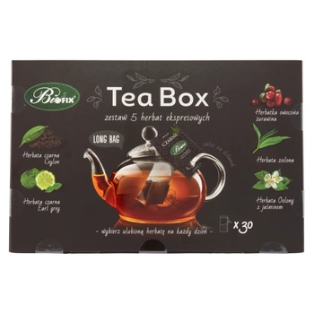 Zestaw prezentowy herbat Bifix Tea Box 30 saszetek