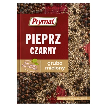 Przyprawa Prymat pieprz czarny grubo mielony  15g