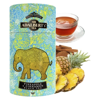 Ananas cynamon herbata czarna Adalbert's liściasta 100g