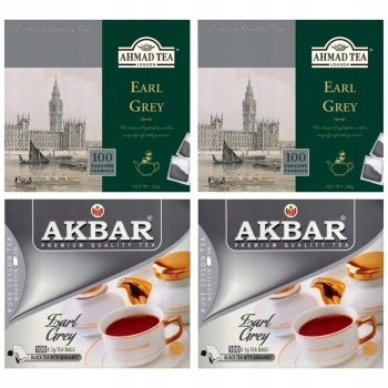 Zestaw prezentowy herbat czarnych Earl Grey