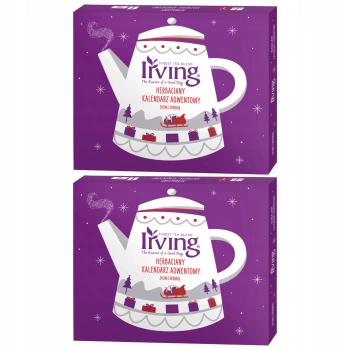 Irving zestaw kalendarzy adwentowych z herbatą 2 x 24 kopertki