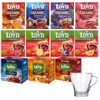Herbaty zimowe owocowe zestaw prezentowy Loyd + szklanka 280 ml