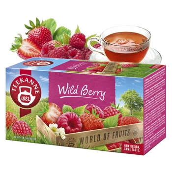 Teekanne Wild Berry herbata owocowa Truskawki i maliny 20 torebek