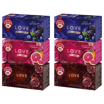 Zestaw herbat owocowych Teekanne Love 120 torebek