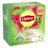 Malina granat Lipton herbata zielona 20 piramidek