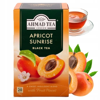 Ahmad Apricot herbata czarna morelowa 20 saszetek