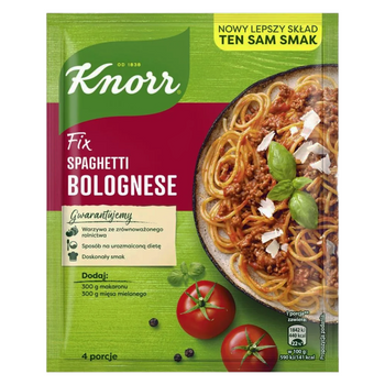 KNORR FIX SPAGHETTI BOLOGNESE sos do makaronu 4 PORCJE 41G