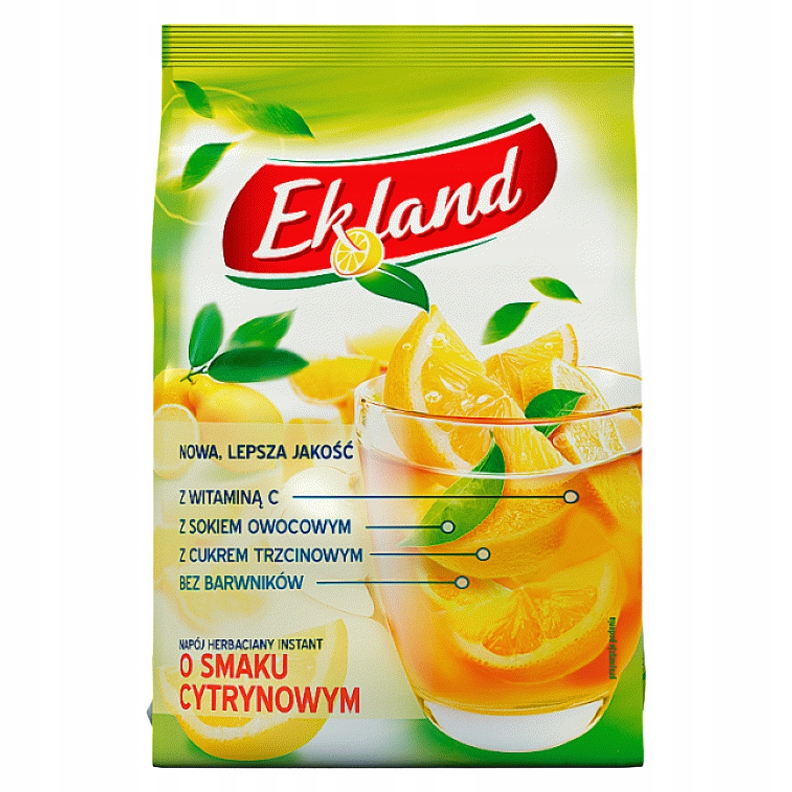 Ekland Napój herbaciany instant o smaku cytrynowym 300g