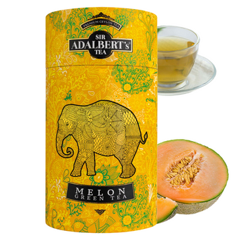 ADALBERT'S liściasta herbata zielona MELON green tea 100G