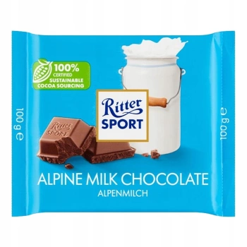 Ritter Sport Czekolada mleczna alpejska 100g