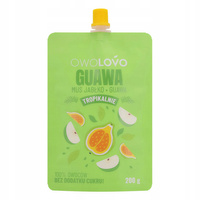 OWOLOVO MUS owocowy JABŁKO GUAWA 200g