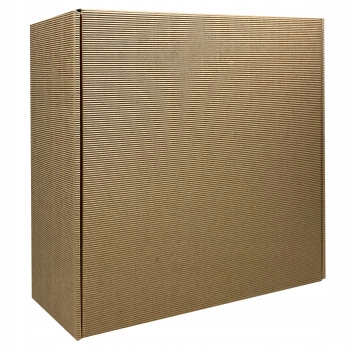 Pudełko brązowe na prezent Tektura falista 33x33x10