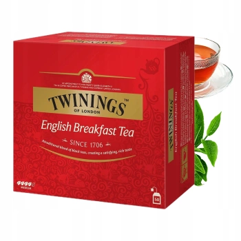 Twinings English Breakfast Tea herbata czarna 50 torebek