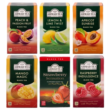 Ahmad zestaw herbat czarnych mix smaków 120 torebek