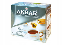 Akbar earl grey czarna 100 torebek