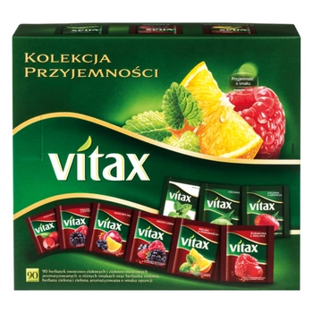 Zestaw prezentowy herbaty Vitax kolekcja przyjemności 90 kopert