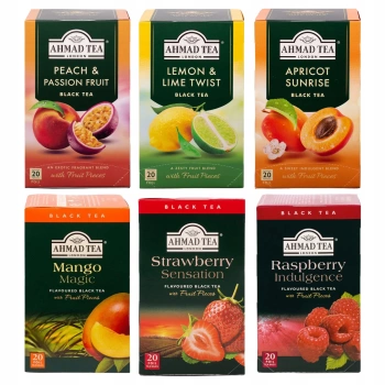 Ahmad zestaw herbat czarnych mix smaków 120 torebek