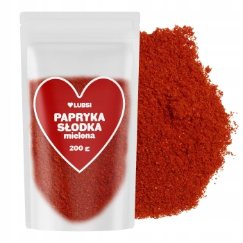 Lubsi Papryka słodka mielona przyprawa wysokiej jakości do dań i zup 200 g