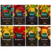 Forest Berry; Passionfruit, Pomegranate & Honeysuckle; Lemon & Lime; Mandarin; Pienapple; Raspberry; Quince; Lemon