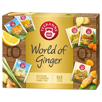 Teekanne kolekcja herbat world of ginger 30 kopert