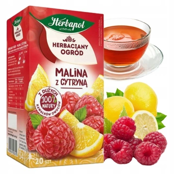 Malina i cytryna Herbapol herbata owocowa 20 saszetek