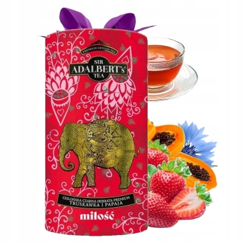 Adalbert's Tea truskawka i papaja Miłość 80g