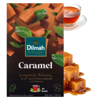 Dilmah Caramel herbata czarna aromatyzowana 20 torebek