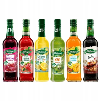 Herbapol Zestaw syropów barmańskich 6 smaków 6x420ml