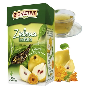 Herbata zielona z pigwą Big Active 100g