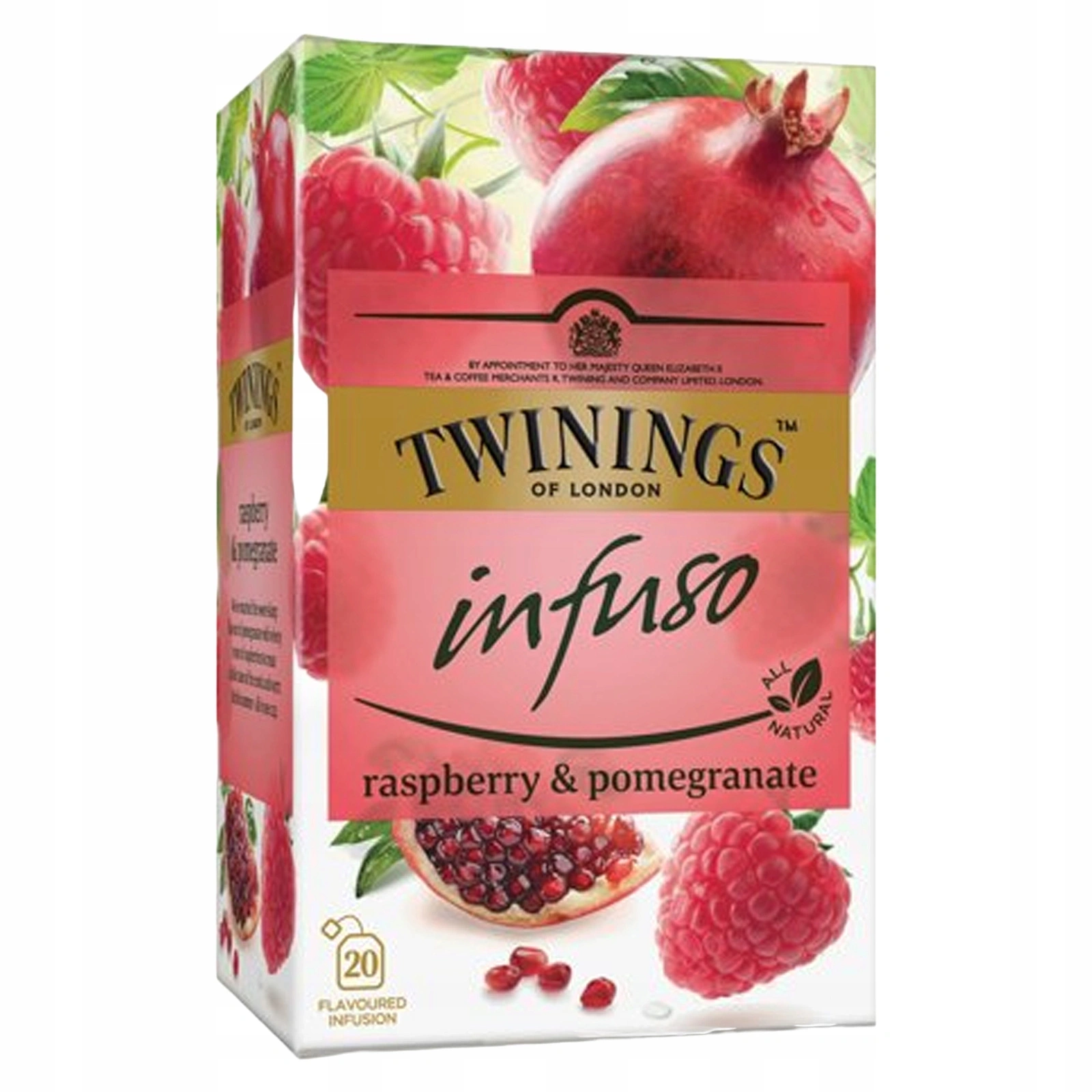 Twinings Infuso herbata Malina Granat 20 torebek