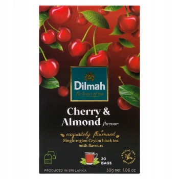 Dilmah Cherry & Almond herbata czarna aromatyzowana 20 torebek