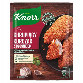 CHRUPIĄCY KURCZAK z CZOSNKIEM panierka KNORR FIX 70g