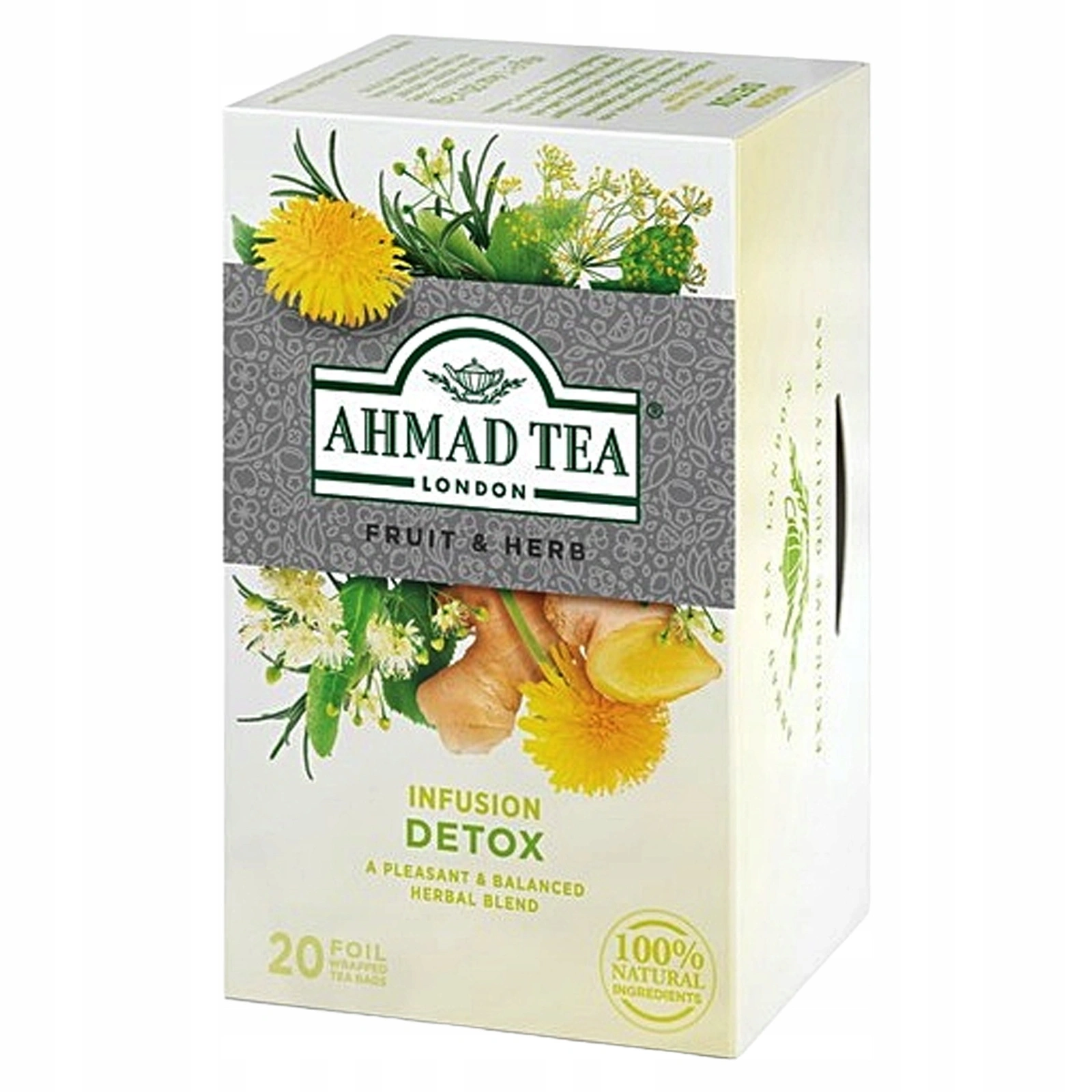 Ahmad Tea Detox herbatka ziołowa 20 kopert