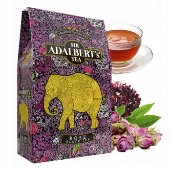 Adalbert's herbata czarna rose black tea 100 g