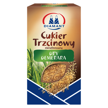 DIAMANT CUKIER TRZCINOWY nierafinowany dry demerara SYPKI 0.5KG