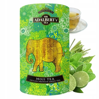 Adalbert's Moji Tea herbata zielona liściasta w puszce Moctail 100 g