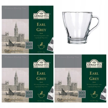 Zestaw prezentowy herbat Ahmad Tea + szklanka 280 ml