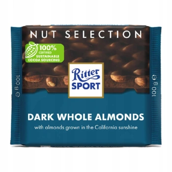 Ritter Sport Czekolada deserowa z migdałami 100g