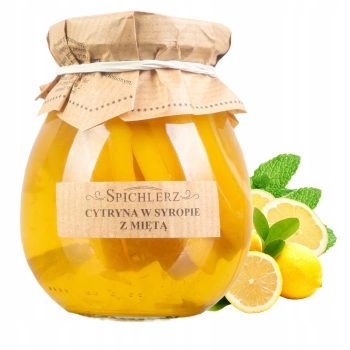 Spichlerz Cytryna w syropie z miętą 260 g