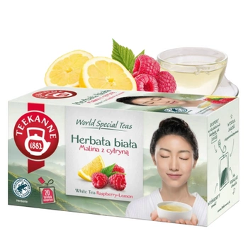Malina cytryna herbata biała Teekanne 20 torebek