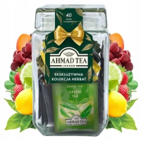 Ekskluzywna kolekcja herbat Ahmad Tea 40 kopert 80g || Ekskluzywna kolekcja herbat w słoiku